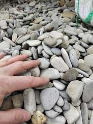 Галька черноморская фр. 40-70 мм.  купить в Екатеринбурге фото Камень Клуб