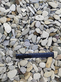 Галька черноморская фр. 20-40 мм.  купить в Екатеринбурге фото Камень Клуб