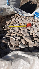 Галька каспийская фр. 40-70 мм.  купить в Екатеринбурге фото Камень Клуб