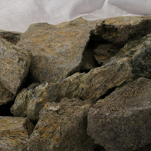 фото Змеевик салатовый  (фр. 70-100 мм)  купить в Екатеринбурге в интернет-портале КАМЕНЬ КЛУБ