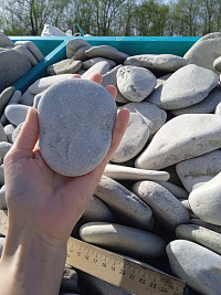 Галька черноморская фр. 100-150 мм.  купить в Екатеринбурге фото Камень Клуб