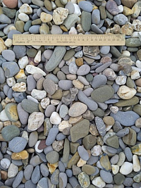 Галька Крымский берег МИКС фр. 20-40 мм.  купить в Екатеринбурге фото Камень Клуб