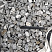 Kamenclub.ru: Щебень галтованный черный (мрамор) фр.40-70 мм.  купить в Екатеринбурге мрамор черный с белыми прожилками, черный, белый щебень галтованный округлый 13500 руб/т   фото КАМЕНЬ КЛУБ