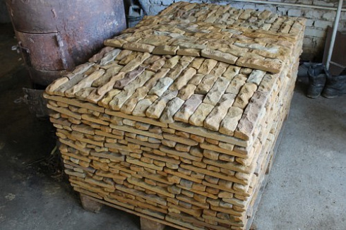 Kamenclub.ru: Песчаник (плитка) art PSG-5-02  купить в Екатеринбурге    2400 руб/кв.м   фото КАМЕНЬ КЛУБ