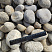 Kamenclub.ru: Галька речная окат (серо-белая) фр. 70-120 мм купить  в Екатеринбурге галька галечник бело-серая, серо-белая, серая, белая речная природная галька  8000 руб/т   фото КАМЕНЬ КЛУБ