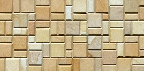 Kamenclub.ru: Песчаник (Римская кладка) art PSG-L-02  купить в Екатеринбурге    3750 руб/кв.м   фото КАМЕНЬ КЛУБ