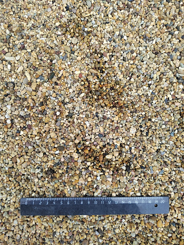Галька речная окат (рыжая) фр.3-5 мм купить в Екатеринбурге 
