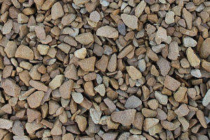 Kamenclub.ru: Щебень крошка желтый (песчаник) фр. 10-20 мм.  купить в Екатеринбурге песчаник бежевый, серый, рыжий декоративный ландшафтный щебень колотый 9500 руб/т   фото КАМЕНЬ КЛУБ