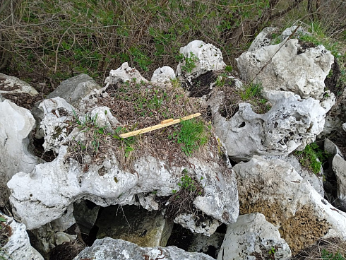 Kamenclub.ru: Выветренный известняк (степной) фр. 500-1500 мм.  купить в Екатеринбурге    10000 руб/т   фото КАМЕНЬ КЛУБ