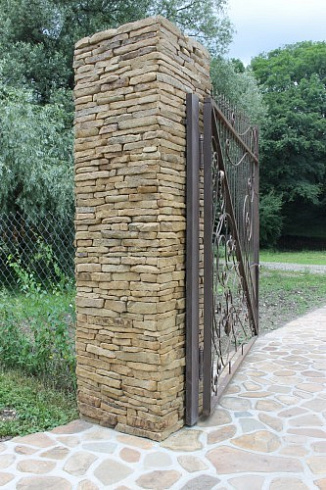 Kamenclub.ru: Песчаник (хворост) art PSG-5-06  купить в Екатеринбурге    1 900 руб/кв.м   фото КАМЕНЬ КЛУБ