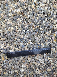 Галька крымская прибрежная фр. 5-10 мм.  купить в Екатеринбурге фото Камень Клуб