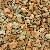 Kamenclub.ru: Щебень крошка желтый (ЗЛАТОЛИТ) фр. 10-20 мм.  купить в Екатеринбурге златолит бежевый, золотистый, желтый каменная декоративная крошка щебня златолита 10800 руб/т   фото КАМЕНЬ КЛУБ